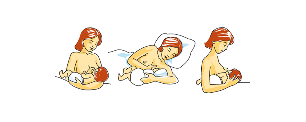 Les positions pour allaiter